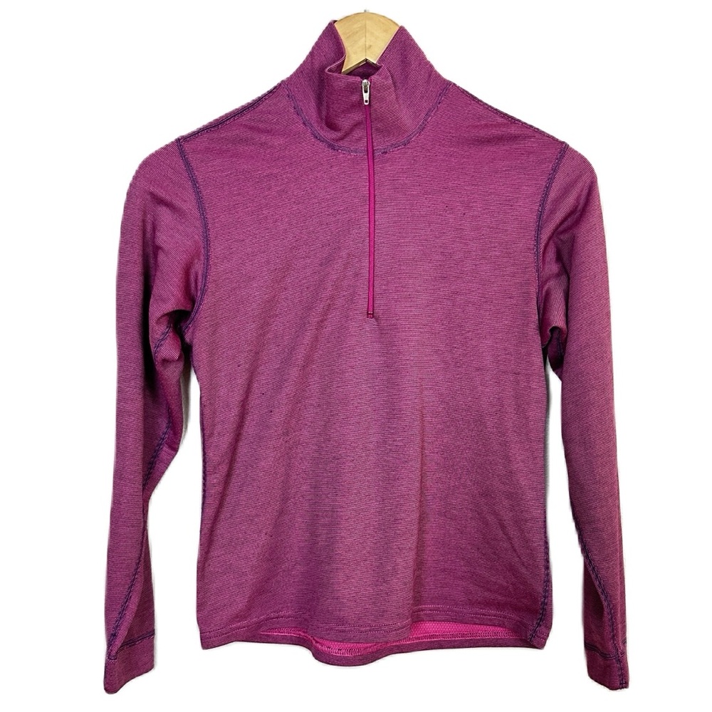Patagonia 1/4 Zip Capilene Performance Base Layer Top Purple Women’s XS